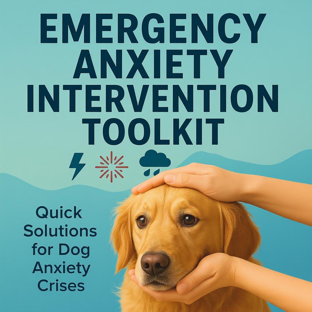 Emergency Dog Anxiety Toolkit PDF | Crisis Intervention Guide | Separation Anxiety Help | Instant Digital Download