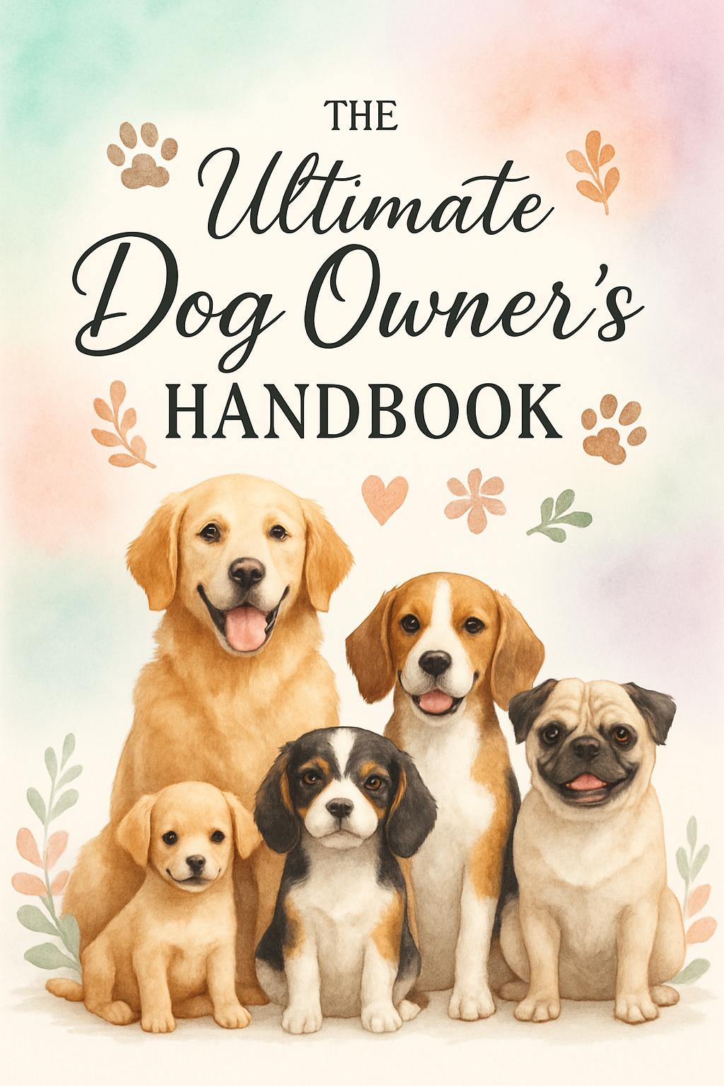 Dog Owner's Handbook: Puppy Training & Pet Care Guide (Digital Download)
