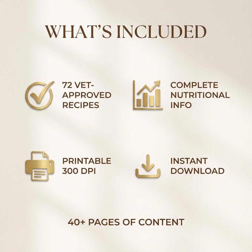 72 Vet-Approved Dog Weight Loss Recipes | Homemade Food Guide | Healthy Diet Plan | Printable PDF