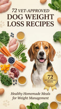 72 Vet-Approved Dog Weight Loss Recipes | Homemade Food Guide | Healthy Diet Plan | Printable PDF