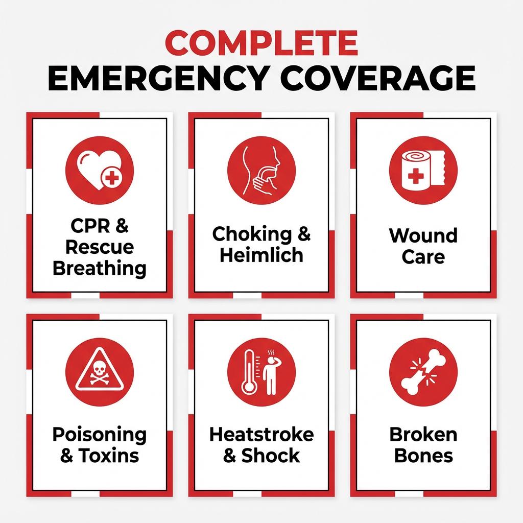 Vet-Approved Dog First Aid Guide | Printable Emergency Care & CPR | Instant Digital Download