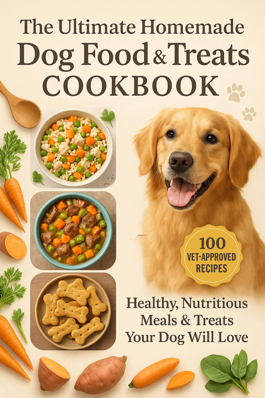 Homemade Dog Food Cookbook: 100 Vet-Approved Recipes (PDF)