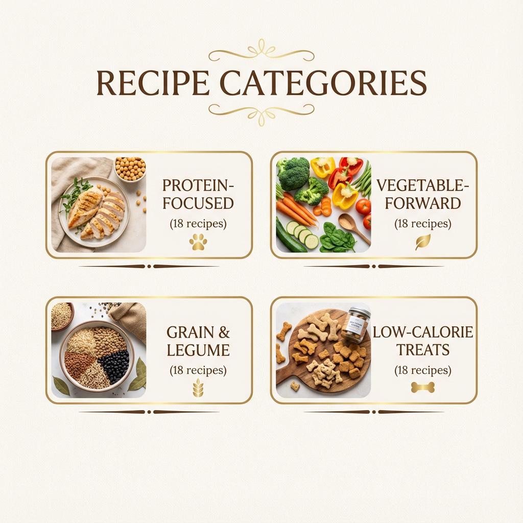 72 Vet-Approved Dog Weight Loss Recipes | Homemade Food Guide | Healthy Diet Plan | Printable PDF