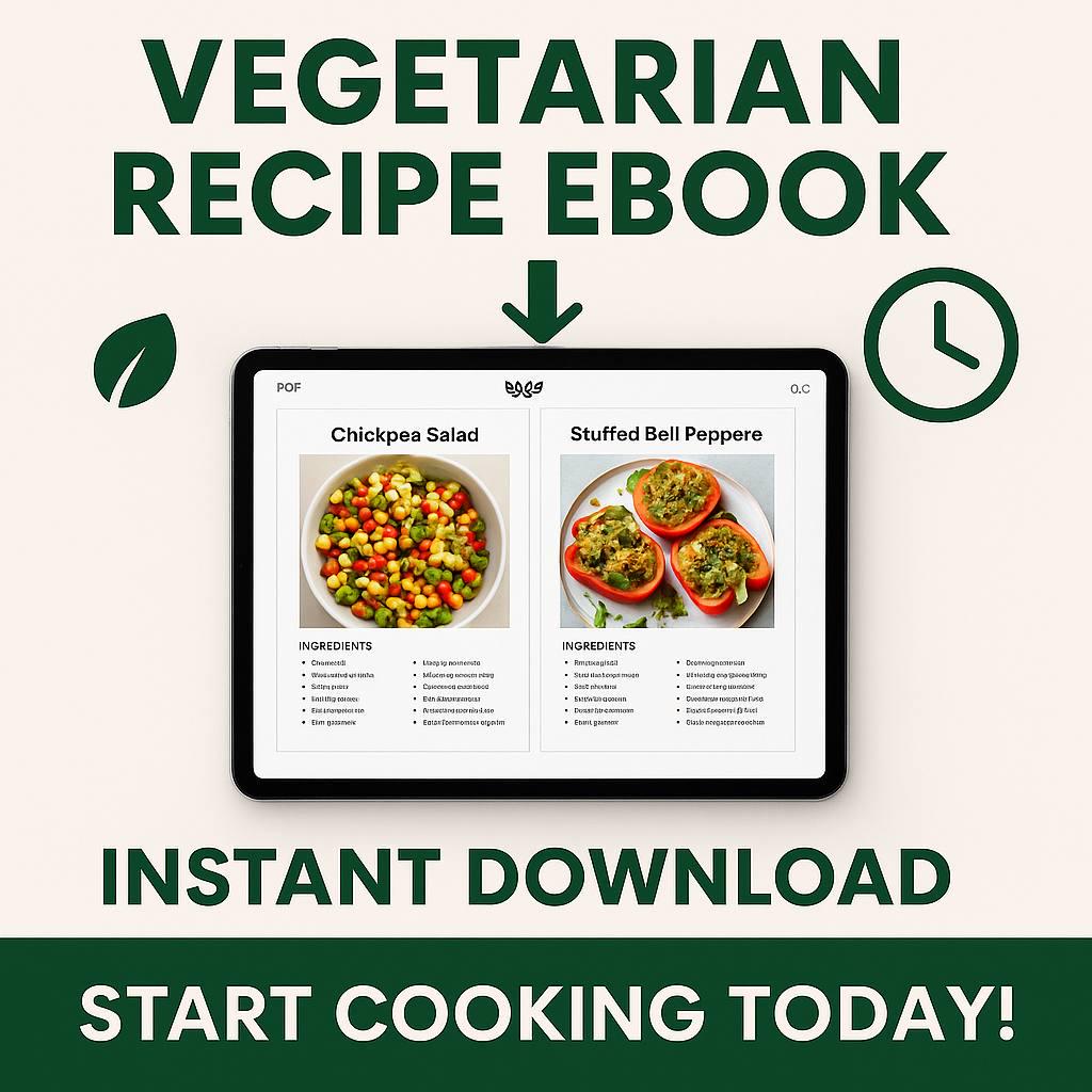 Vet-Approved Vegetarian Dog Recipes: Plant-Based Cookbook (Digital Download