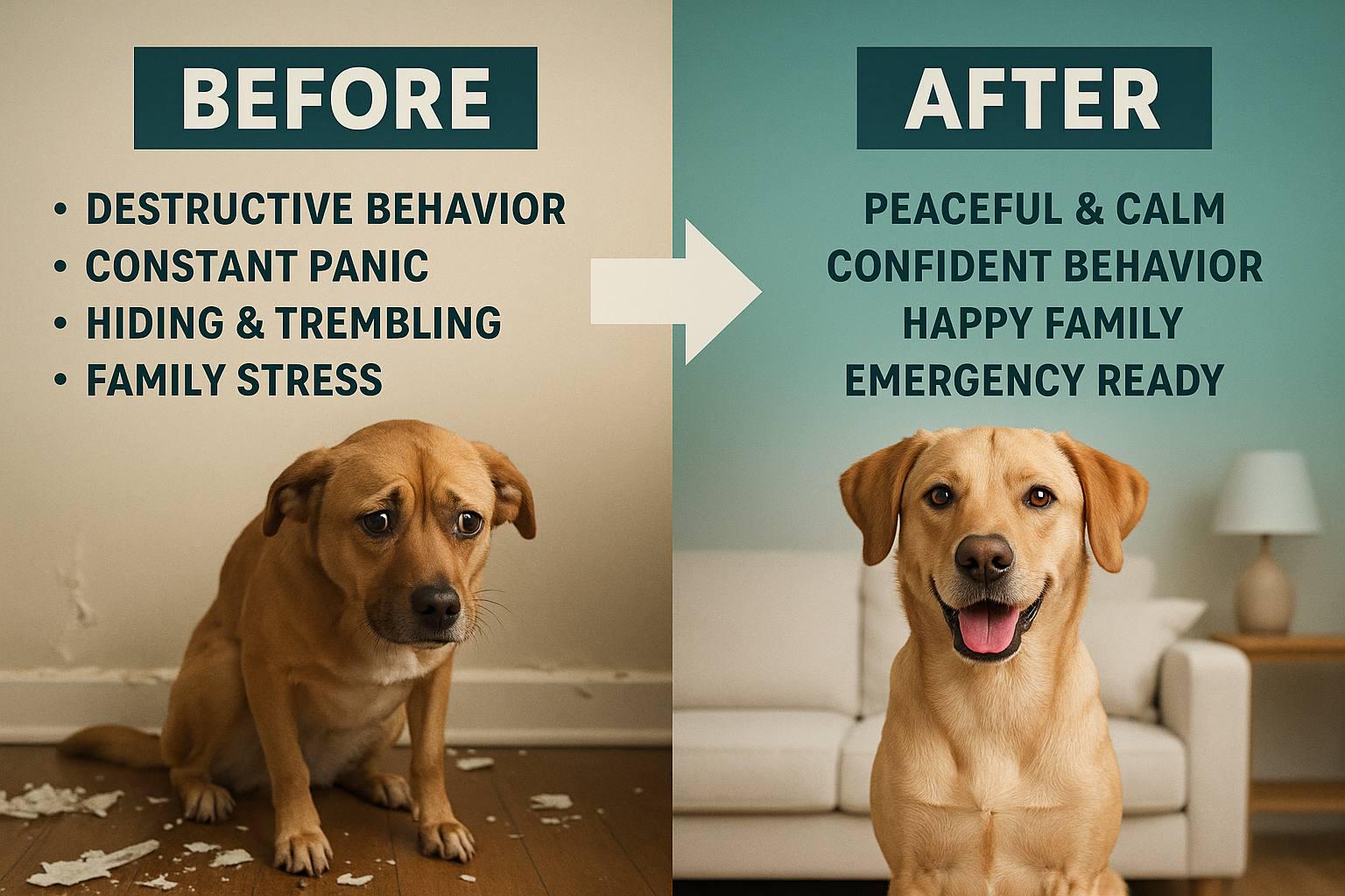 Emergency Dog Anxiety Toolkit PDF | Crisis Intervention Guide | Separation Anxiety Help | Instant Digital Download