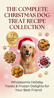 72 Dog-Friendly Christmas Dog Recipes | Homemade Dog Treat Cookbook | Digital Download