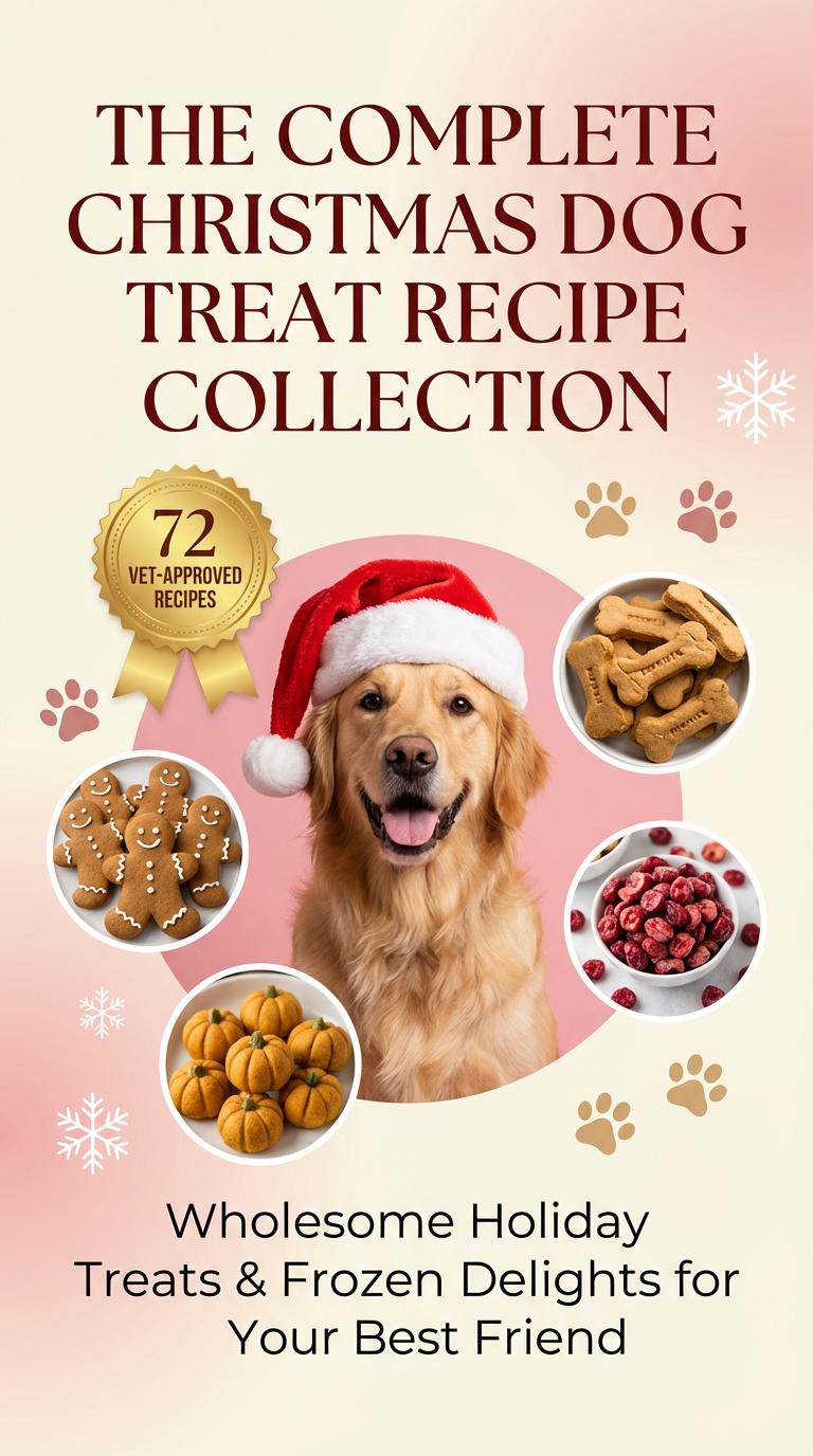 72 Vet-Approved Christmas Dog Recipes | Homemade Dog Treat Cookbook | Digital Download