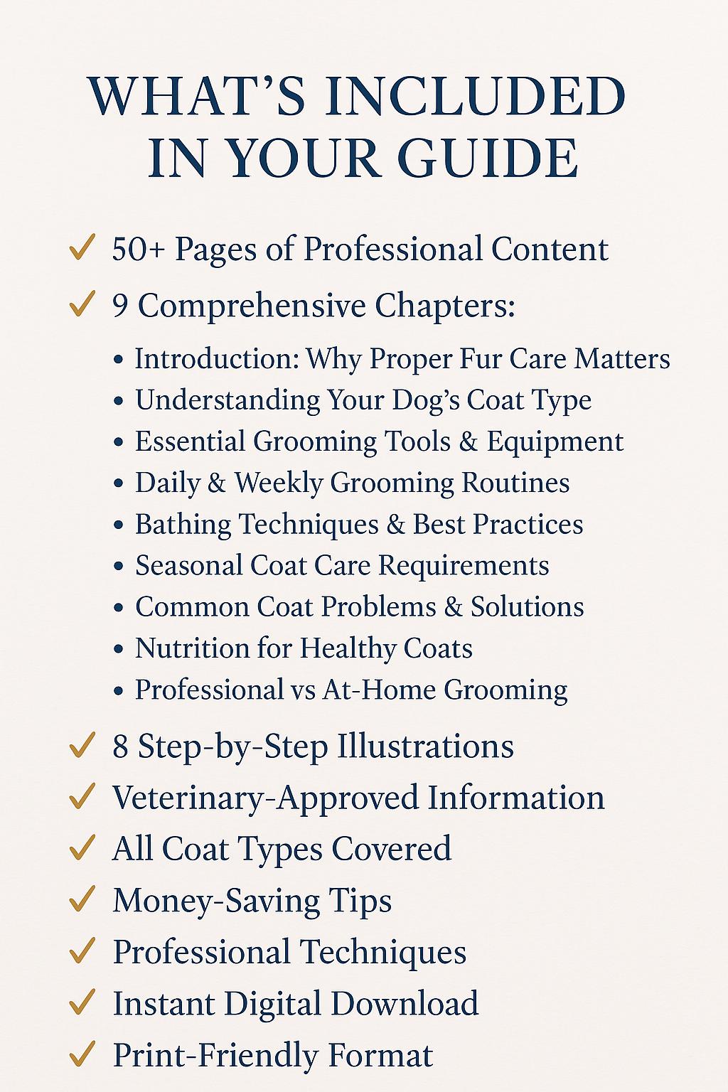 Dog Grooming Guide: Veterinary-Approved Fur Care (Digital Download PDF)
